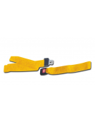 Set di 3 cinture ipo D per tavole spinali giallo, regolabili con sacca, portata max 200 kg. - cm 5x213