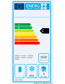 Armadio congelatore inox AISI 304 - GN 2/1 - 1 porta - 670 litri - temp. -22°C/-17°C - mm L730xP805xH2065