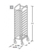 Carrello portavassoi - Portata 12 vassoi EN