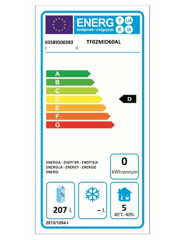 Tavolo Refrigerato a temperatura normale con 2 porte e piano in Acciaio Inox con alzatina 100 mm, cm 146x60x95h