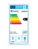 Armadio refrigerato ventilato in acciaio inox per pasticceria  - temp. -2° C/ + 8° C, capacità 733 litri - mm 740x990x2010h