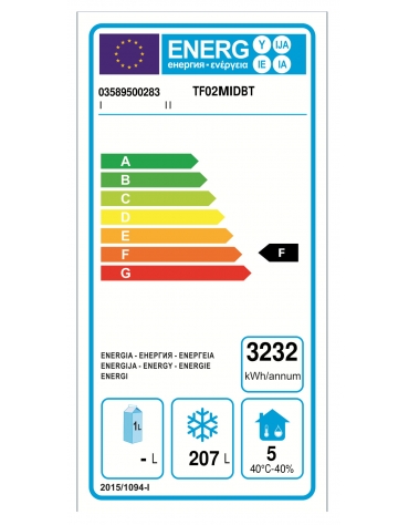 Tavolo Refrigerato GN 1/1 a bassa temperatura con 2 porte cm 142x71,5x85h