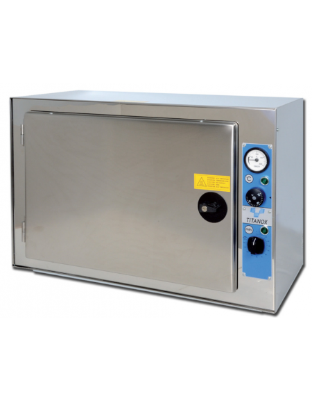 Sterilizzatrice a secco titanox termoventilata - 120 L, con chiusura a chiave, dim. interne mm 670x420x415h