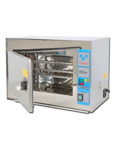 Sterilizzatrice a secco titanox 20 L, con chiusura a chiave, dim. interne mm 405x255x210h