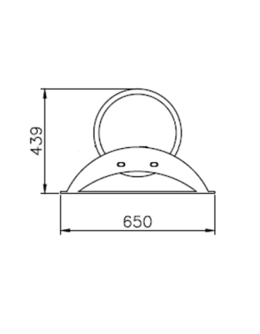 Portabici 5 posti realizzato interamente in acciaio zincato e verniciato. Da tassellare - cm 195,2x65x43,9h