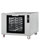 Cella di lievitazione per forno pizzeria elettrico con ruote e porte a vetro - cm. 136x49x90h