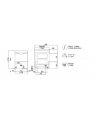 Lavastoviglie con Acquatech System installato, con pompa di scarico - cm 47x55,5x71h