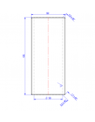 Nipplo 2" - mm Ø 50x135h