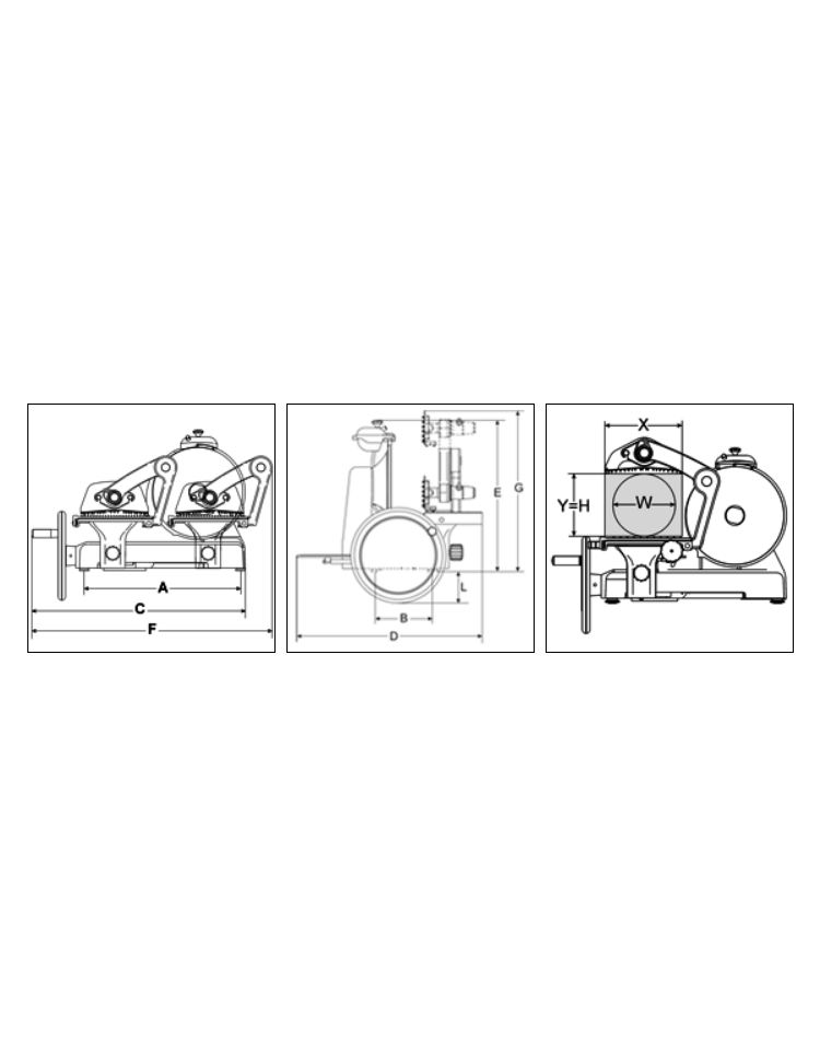 Affettatrice manuale volano fiore FAMA350R