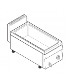 Bagnomaria elettrico da banco monofase-1,3kw, 1 vasca AISI 304 - GN1/1 dim. cm 30,5x51x16,5h - dim tot. cm 35x65x28h