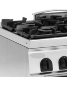 Cucina a gas 1 fuoco su vano aperto, potenza fuoco aperto 1x4,5kw griglia in ghisa - cm 40x45x90h