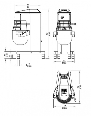 Impastatrice planetaria Litri 10 professionale