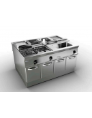 Cucina a gas 1 fuoco su vano aperto, potenza fuoco aperto 1X9kw - cm 40x45x90h