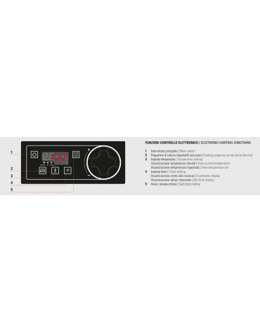 Fry top elettrico trifase- 6 kw su vano aperto, piastra liscia cromata, con controllo elettronico - cm 40x90x90h