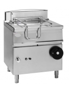 Brasiera a gas ribaltabile manuale con vasca inox, 1 vasca cm 72x61x22,5h con capacità 80lt - cm 80x90x90h