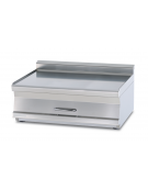 Piano di lavoro in acciaio inox CrNi 18/10 AISI 304 con alzatina posteriore, con cassetto cm 71x47x15h - cm 80x60x28h