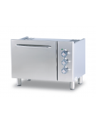 Base Forno elettrico multifunzione, dim. camera cm 46x37x35h, porta cieca inox - dim tot. cm 80x57,5x57h