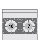Piano di cottura a gas in acciaio inox CrNi 18/10 AISI 304, 2 fuochi su mobile a giorno - cm 80x70,5x90h