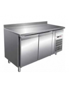 Tavolo refrigerato con alzatina 2 Porte cm. 136x70x85h