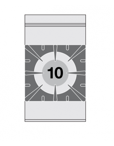 Piano di cottura in acciaio inox CrNi 18/10 AISI 304 a gas 1 fuoco - potenza gas: 10 kW - 8.600 kcal/h - cm 40x70,5x28h
