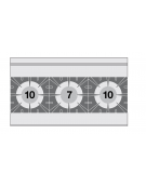 Piano di cottura in acciaio inox CrNi 18/10 AISI 304 a gas 3 fuochi - potenza gas: 27 kW - 23.220 kcal/h - cm 120x70,5x28h