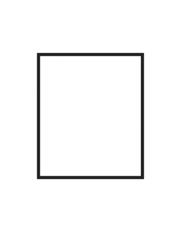 Fry top elettrico trifase-7,4kw da banco, piastra liscia cromata cm 56x51, r. temp. 50 a 300 °C - dim. 60x70,5x28h