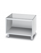 Base neutra a giorno in acciaio inox CrNi 18/10 AISI 304 portine non incluse, cm 60x59,5x57h