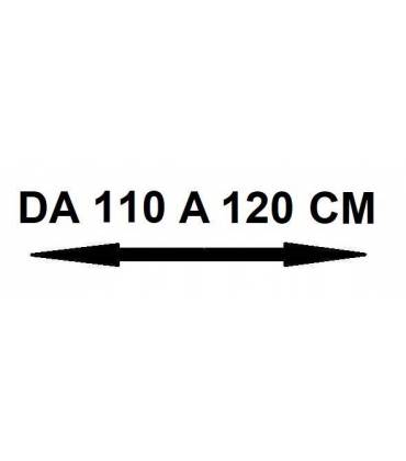 Carrelli con pianali a 3 sponde - Lunghezza da 110 a 120 cm