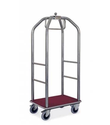 Carrelli portavaligie a 4 ruote - inox