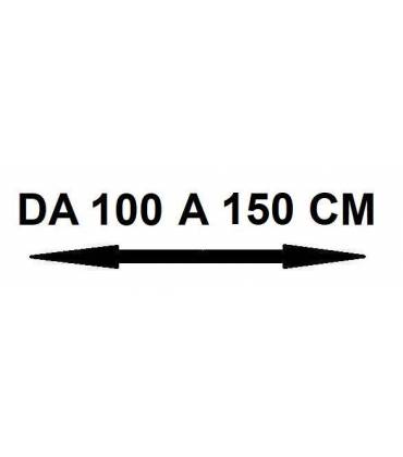 Larghezza da 100 a 150 cm