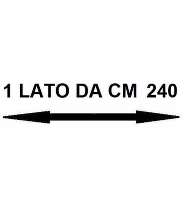 Con un lato da cm 240