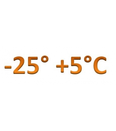 Temperatura -25° +5°C